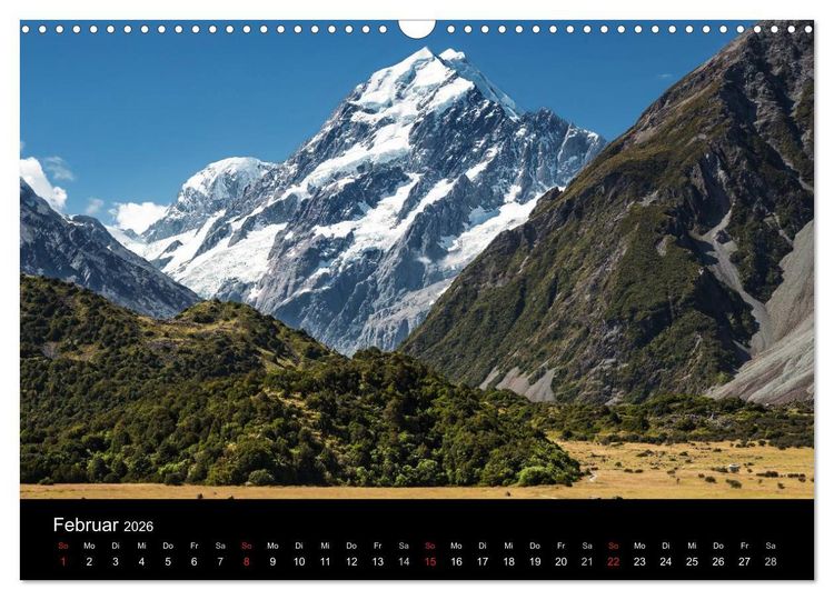 Produktbild: Neuseeland - Paradies am anderen Ende der Welt (Wandkalender 2026 DIN A3 quer), CALVENDO Monatskalender