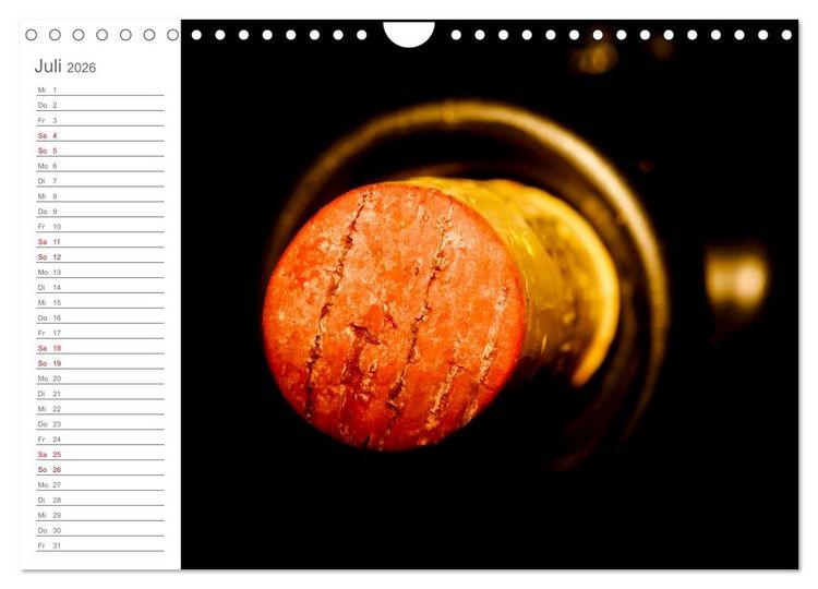 Produktbild: Wein (Wandkalender 2026 DIN A4 quer), CALVENDO Monatskalender