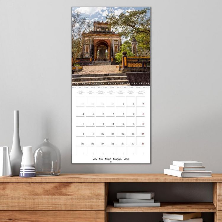 Produktbild: Hue Vietnam&acute;s old imperial city (Wall Calendar 2026 12 &times; 12 Inch) CALVENDO 12 Month Wall Calendar