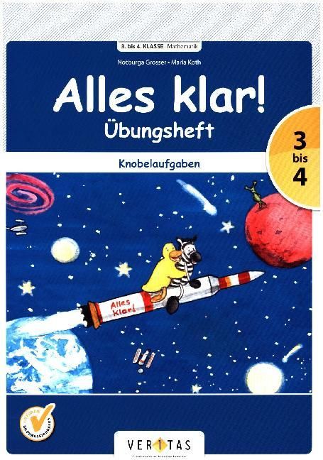 Produktbild: Alles klar! 3. + 4. Schuljahr - &Uuml;bungsheft Knobelaufgaben