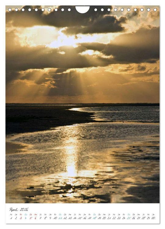 Produktbild: J&uuml;tlands Nordsee (Wandkalender 2026 DIN A4 hoch), CALVENDO Monatskalender