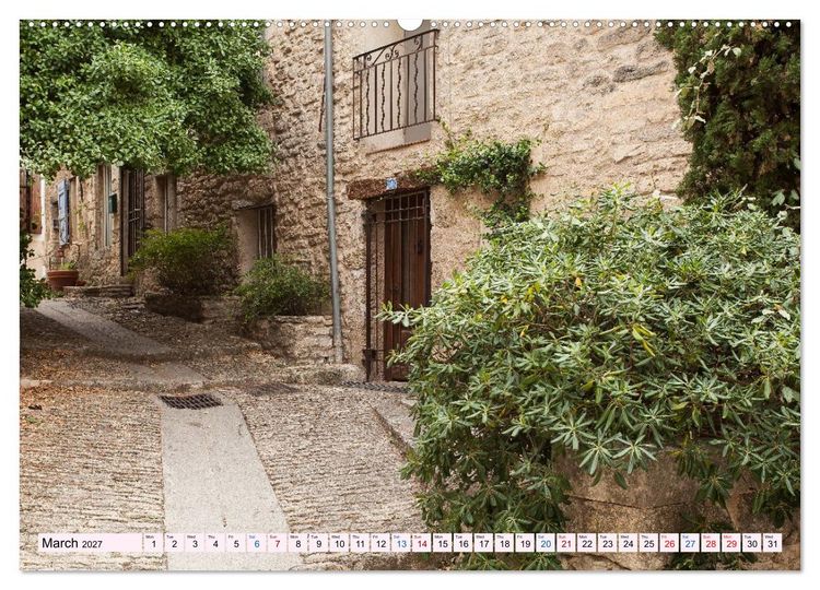 Produktbild: Provence. A journey through the villages of the French Provence (Wall Calendar 2027 DIN A2 landscape), CALVENDO 12 Month Wall Calendar
