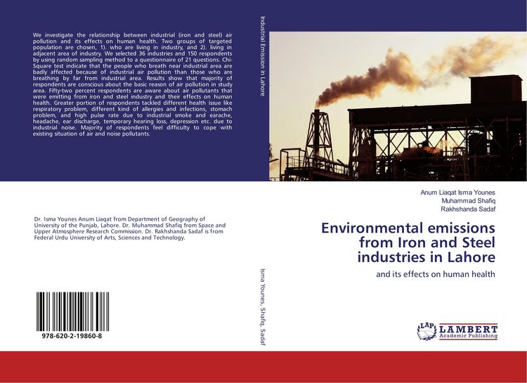 Produktbild: Environmental emissions from Iron and Steel industries in Lahore
