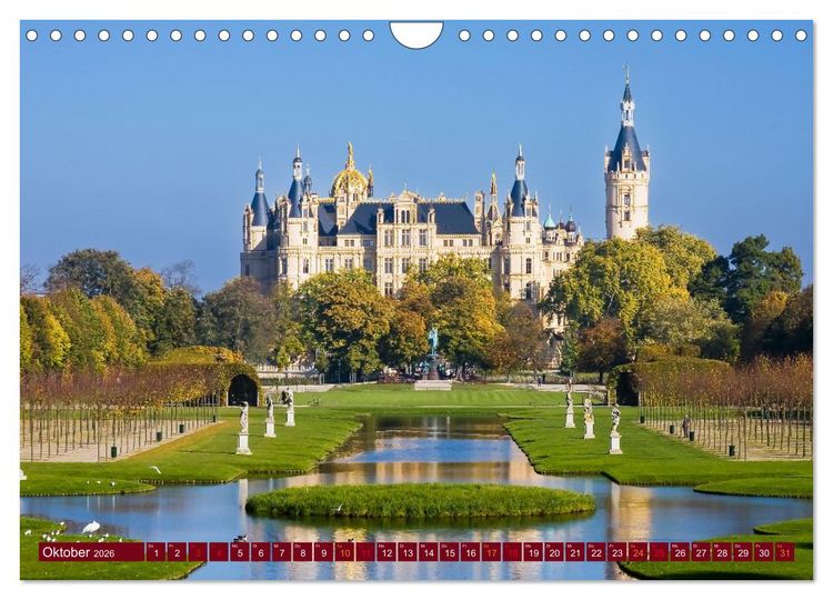 Produktbild: Mecklenburg &ndash; Vorpommern, Sch&ouml;nheiten im Land der Ostseek&uuml;ste (Wandkalender 2026 DIN A4 quer), CALVENDO Monatskalender