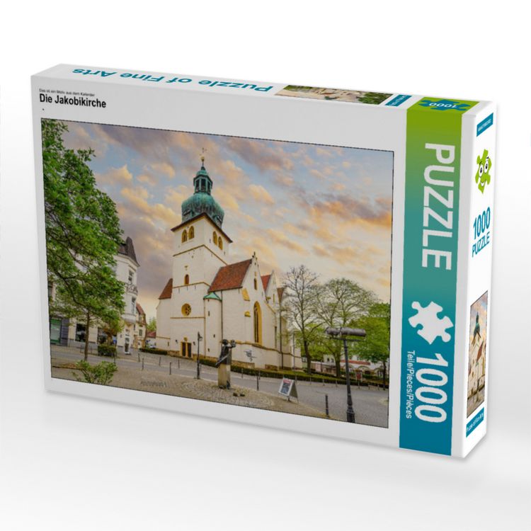 Produktbild: CALVENDO Puzzle Die Jakobikirche | 1000 Teile Lege-Gr&ouml;&szlig;e 64x48cm Foto-Puzzle f&uuml;r gl&uuml;ckliche Stunden