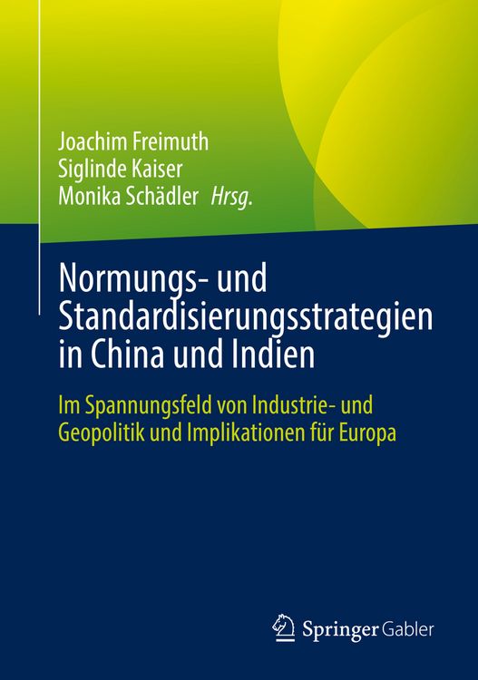Produktbild: Normungs- und Standardisierungsstrategien in China und Indien