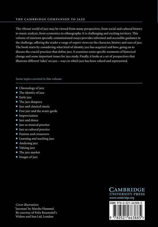 Produktbild: The Cambridge Companion to Jazz