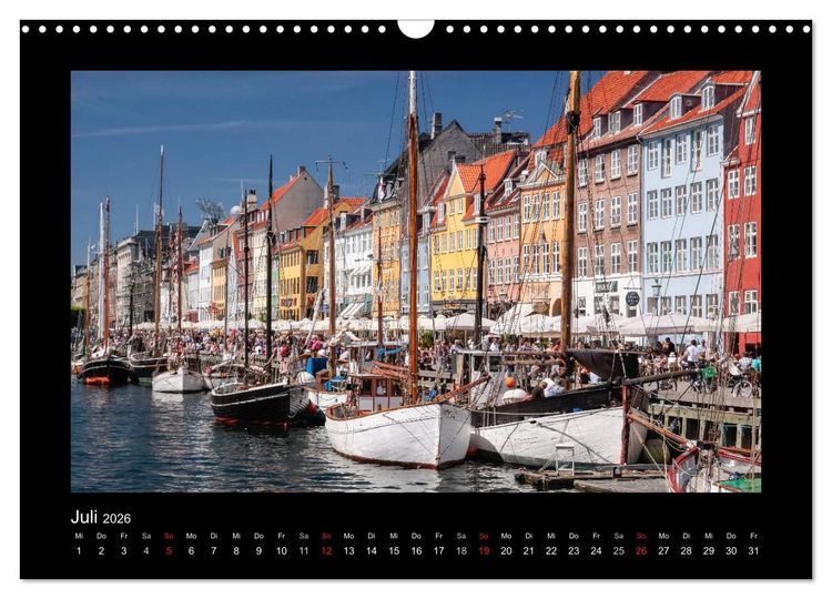 Produktbild: Kopenhagen (Wandkalender 2026 DIN A3 quer), CALVENDO Monatskalender