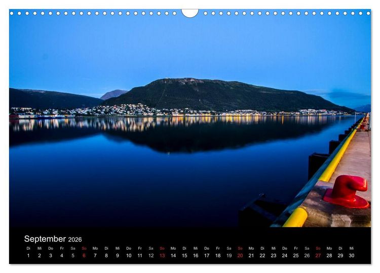 Produktbild: Erlebnis Norwegen: Narvik bis Troms&oslash; (Wandkalender 2026 DIN A3 quer), CALVENDO Monatskalender