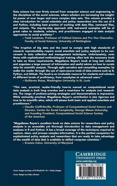 Produktbild: Introduction to Data Science for Social and Policy Research