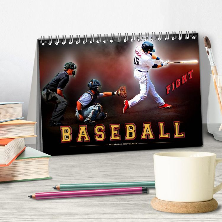 Produktbild: Baseball - Fight (Tischkalender 2026 DIN A5 quer), CALVENDO Monatskalender