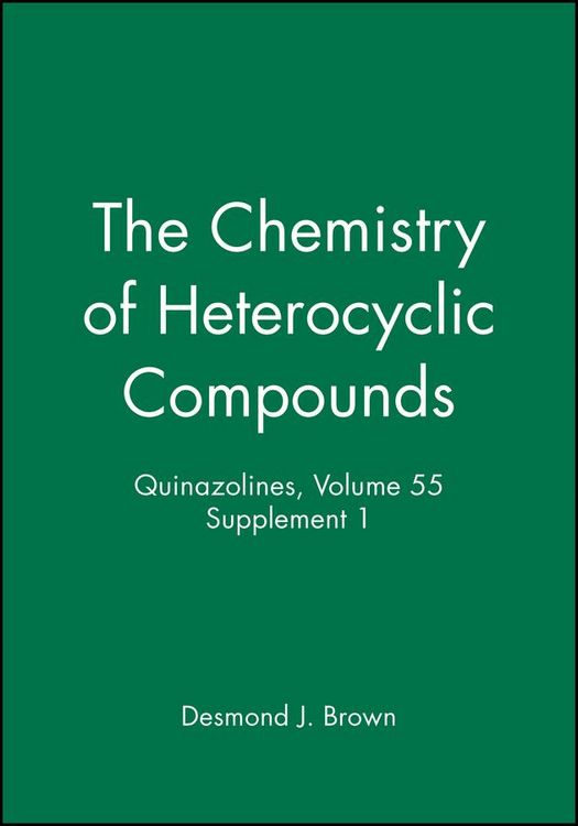 Produktbild: Quinazolines, Volume 55, Supplement 1