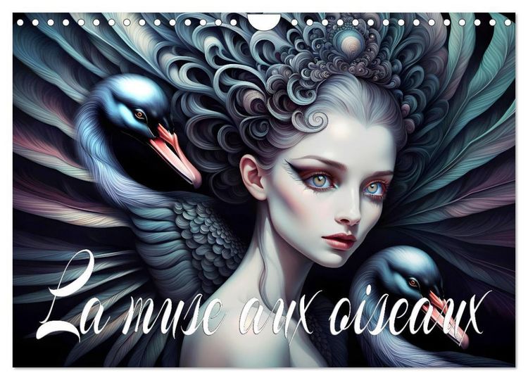 Produktbild: La muse aux oiseaux (Calendrier mural 2026 DIN A4 vertical), CALVENDO calendrier mensuel