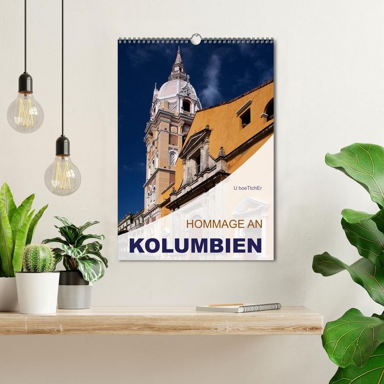 Produktbild: HOMMAGE AN KOLUMBIEN (Wandkalender 2026 DIN A3 hoch), CALVENDO Monatskalender