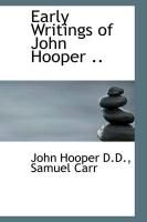 Produktbild: Early Writings of John Hooper ..