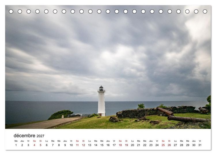 Produktbild: Guadeloupe - Antilles fran&ccedil;aises (Calendrier de bureau 2027 DIN A5 vertical), CALVENDO calendrier mensuel