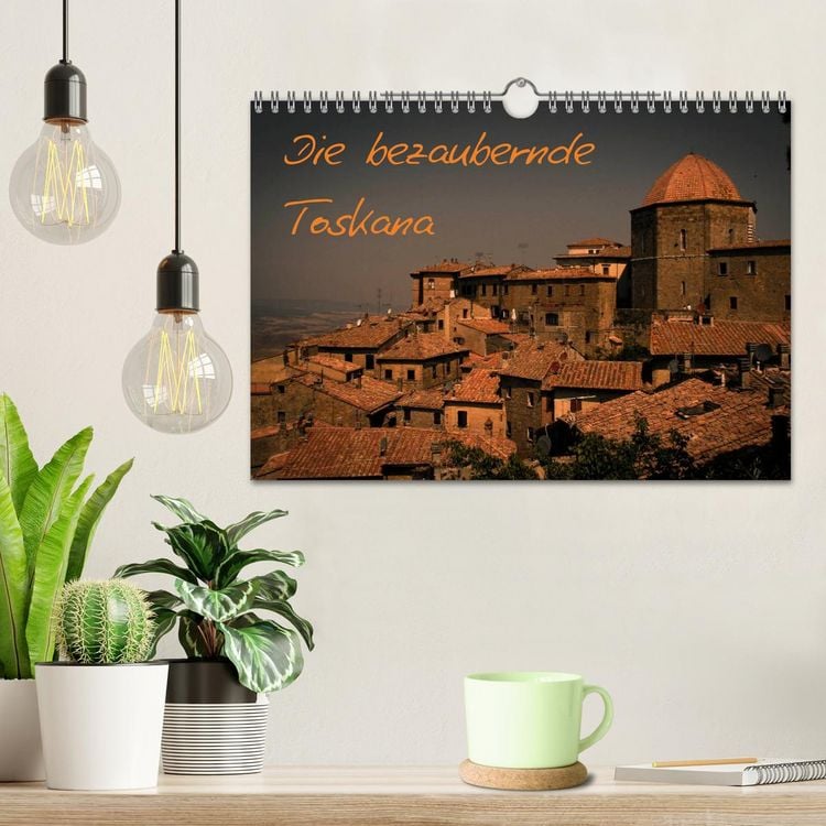 Produktbild: Die bezaubernde Toskana (Wandkalender 2026 DIN A4 quer), CALVENDO Monatskalender