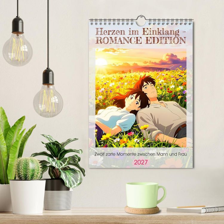 Produktbild: Herzen im Einklang &ndash; ROMANCE EDITION (Wandkalender 2027 DIN A4 hoch), CALVENDO Monatskalender