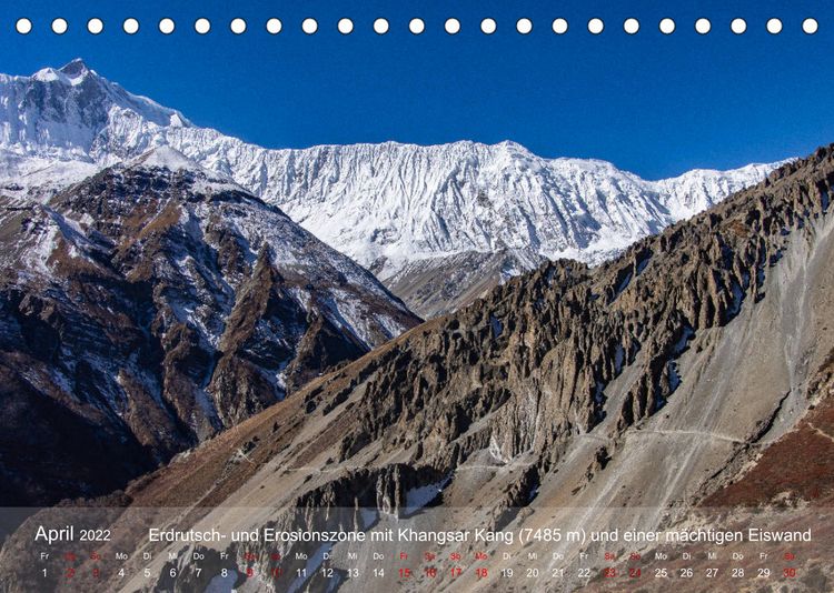 Produktbild: NEPAL - rund um die Annapurna (Tischkalender 2022 DIN A5 quer)
