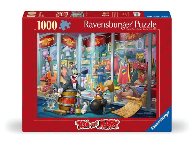 Produktbild: Erwachsenenpuzzle 1000 Teile - Tom & Jerry - Ruhmeshalle von Tom & Jerry