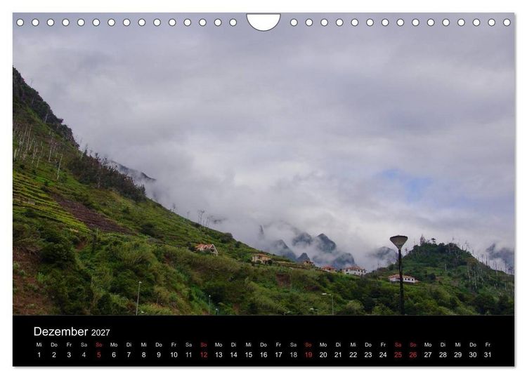 Produktbild: Madeira die Gr&uuml;ne Insel (Wandkalender 2027 DIN A4 quer), CALVENDO Monatskalender