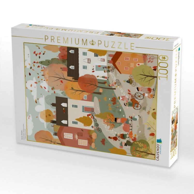 Produktbild: CALVENDO Puzzle Bunter Oktober | 1000 Teile Lege-Gr&ouml;&szlig;e 64x48cm Foto-Puzzle f&uuml;r gl&uuml;ckliche Stunden