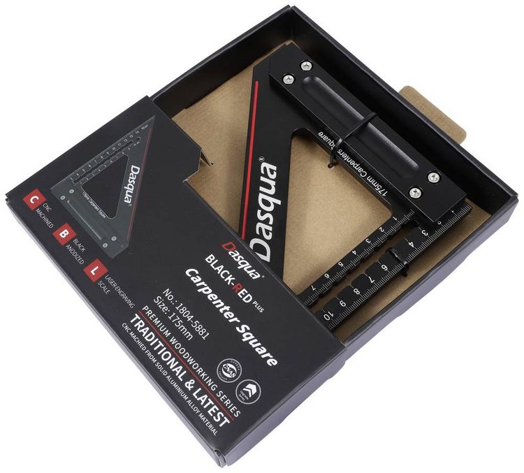 Produktbild: Dasqua 1804-5881 Tischlerwinkel 154mm 90&deg; 1St.