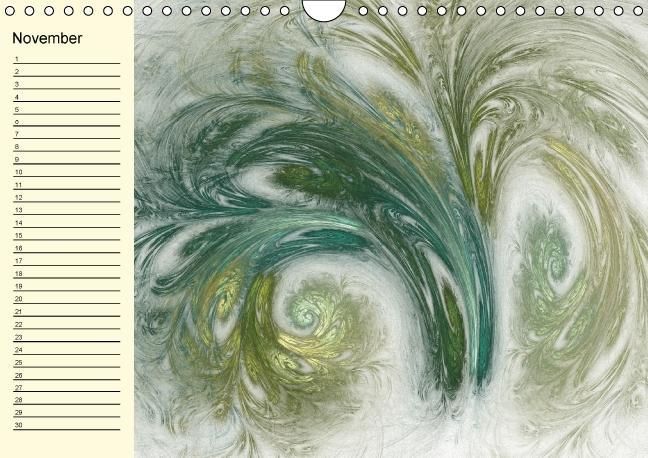 Produktbild: Fraktale Kunst 2/Geburtstagskalender (Wandkalender immerw&auml;hrend DIN A4 quer)