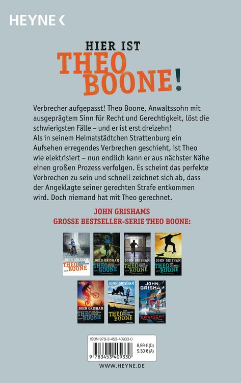 Produktbild: Theo Boone und der unsichtbare Zeuge / Theo Boone Band 1