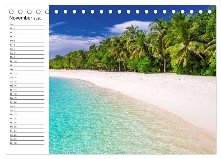 Produktbild: Traumstr&auml;nde in der Karibik (Tischkalender 2026 DIN A5 quer), CALVENDO Monatskalender