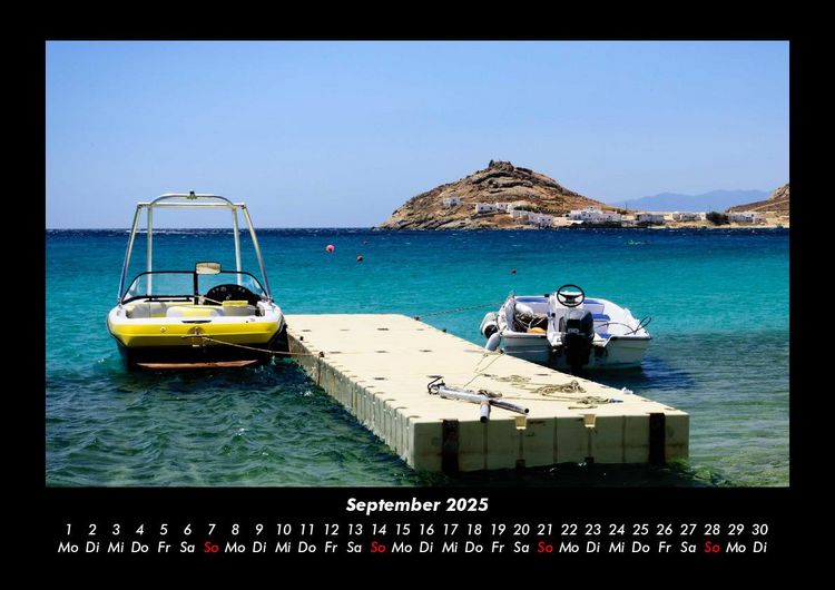 Produktbild: Boote 2025 Fotokalender DIN A3