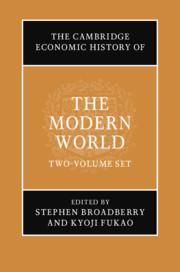 Produktbild: The Cambridge Economic History of the Modern World 2 Volume Hardback Set