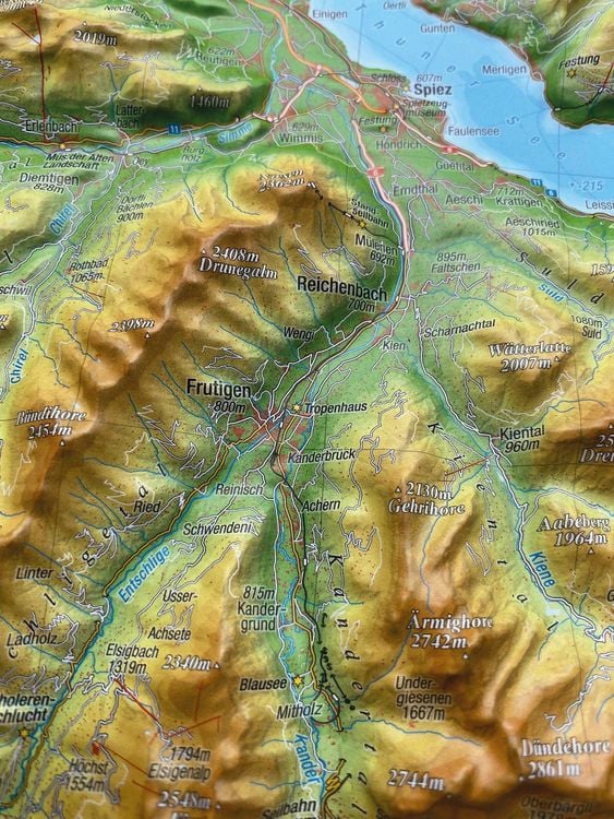 Produktbild: Relief Berner Oberland klein 1:200.000