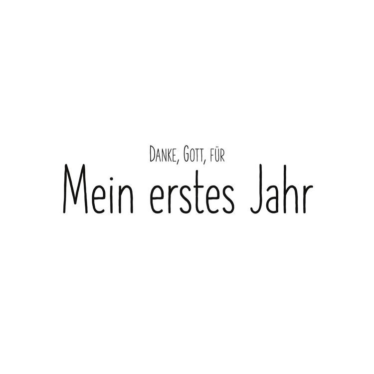 Produktbild: Mein erstes Jahr