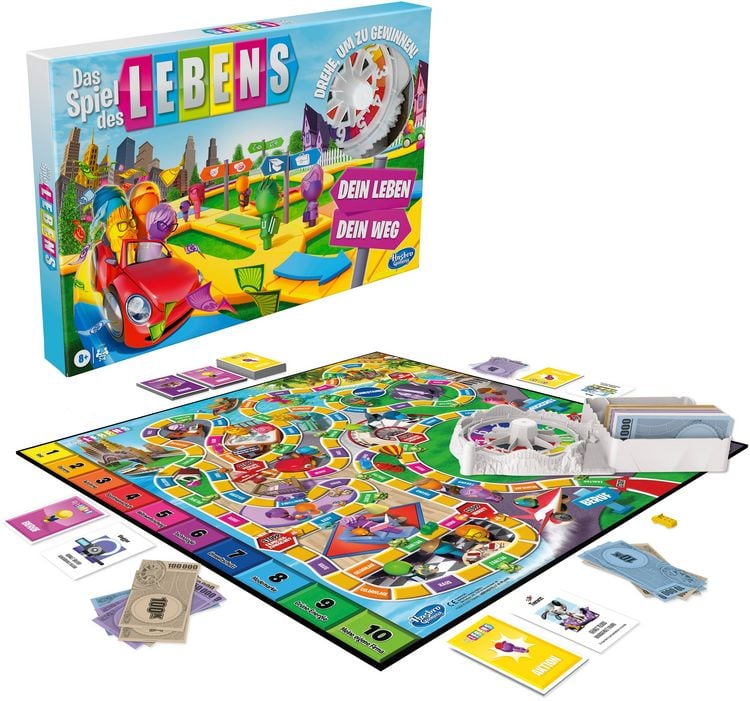Produktbild: Hasbro F0800100 - Spiel des Lebens, Familienspiel