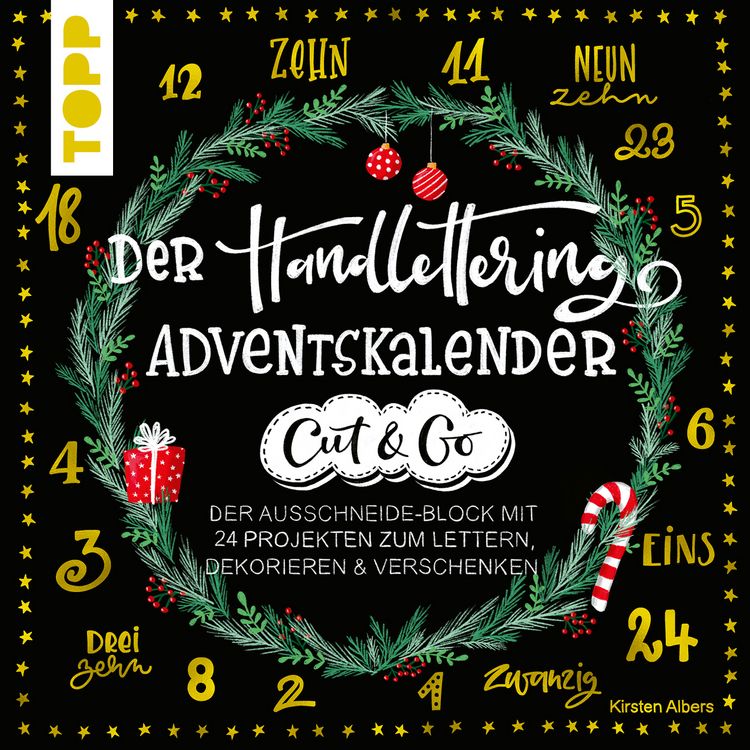 Produktbild: Der Handlettering-Adventskalender - Cut & Go