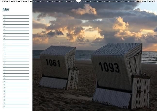 Produktbild: Sylt - Best&auml;ndige Sehnsucht (Wandkalender immerw&auml;hrend DIN A2 quer)