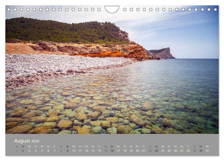 Produktbild: Ibiza - Spanien (Wandkalender 2026 DIN A4 quer), CALVENDO Monatskalender