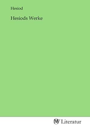 Produktbild: Hesiods Werke