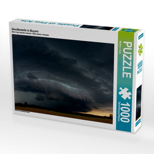 Produktbild: CALVENDO Puzzle Gewitterzelle in Bayern | 1000 Teile Lege-Gr&ouml;&szlig;e 64x48cm Foto-Puzzle f&uuml;r gl&uuml;ckliche Stunden