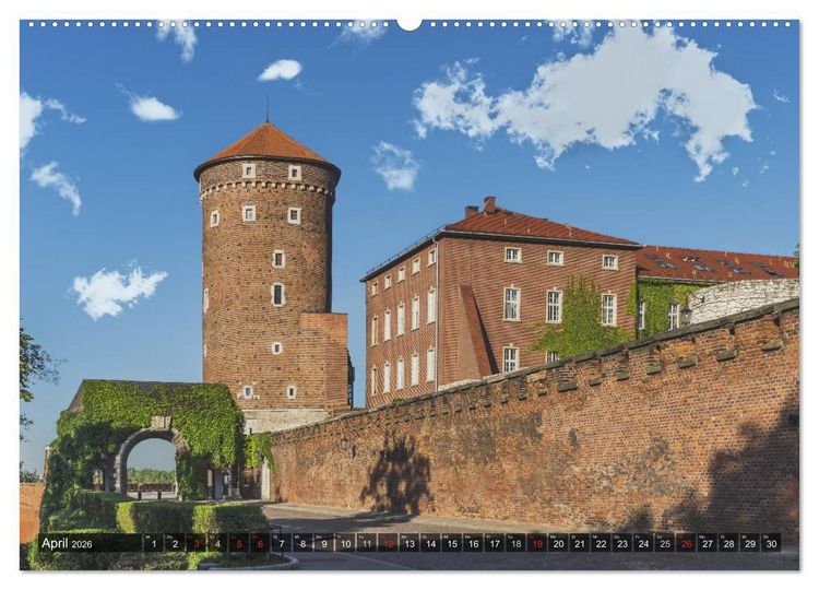 Produktbild: Ein Wochenende in Krakau (hochwertiger Premium Wandkalender 2026 DIN A2 quer), Kunstdruck in Hochglanz