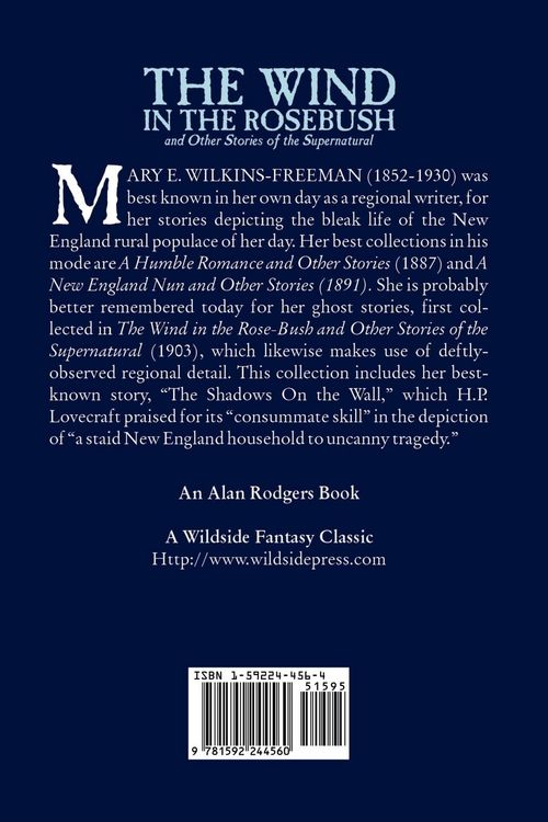Produktbild: The Wind in the Rosebush, and Other Stories of the Supernatural by Mary E. Wilkins Freeman, Fiction, Literary