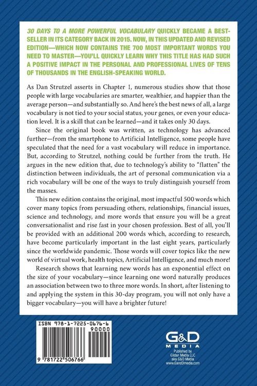 Produktbild: 30 Days to a More Powerful Vocabulary Second Edition
