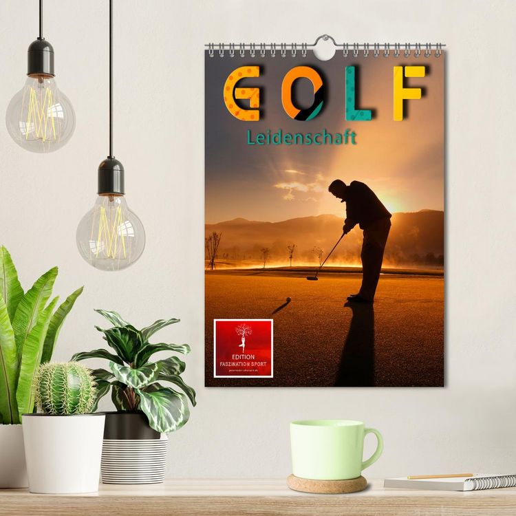 Produktbild: Golf Leidenschaft (Wandkalender 2026 DIN A4 hoch), CALVENDO Monatskalender