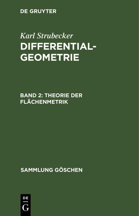 Produktbild: Theorie der Fl&auml;chenmetrik
