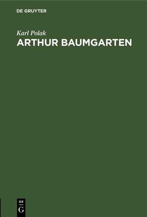 Produktbild: Arthur Baumgarten