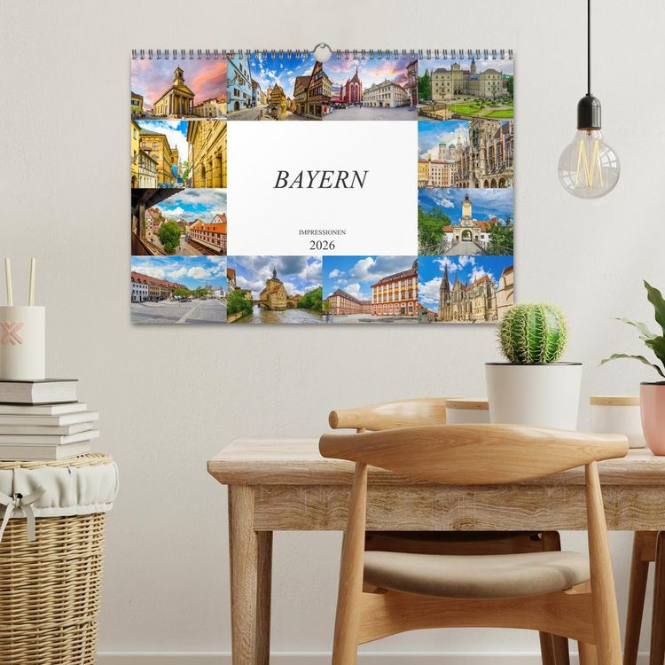 Produktbild: Bayern Impressionen (Wandkalender 2026 DIN A3 quer), CALVENDO Monatskalender