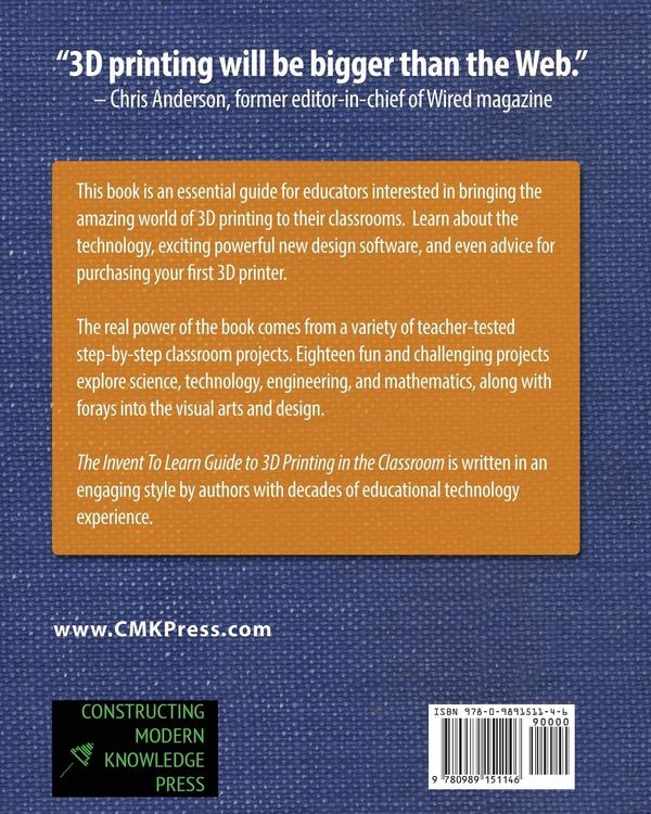 Produktbild: The Invent To Learn Guide to 3D Printing in the Classroom