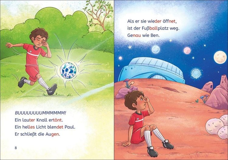Produktbild: Lesel&ouml;wen 1. Klasse - Ein galaktisch gutes Fu&szlig;ballspiel