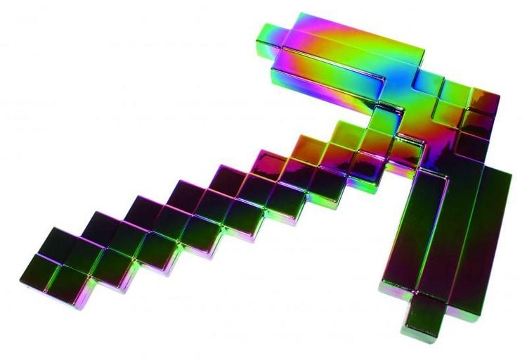 Produktbild: Minecraft Netherit Slick Spitzhacke, 50 cm
